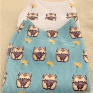 COPY - Appa characters with daisy socks